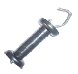 Ручка с крючком с простой пружиной оцинкованная, черная